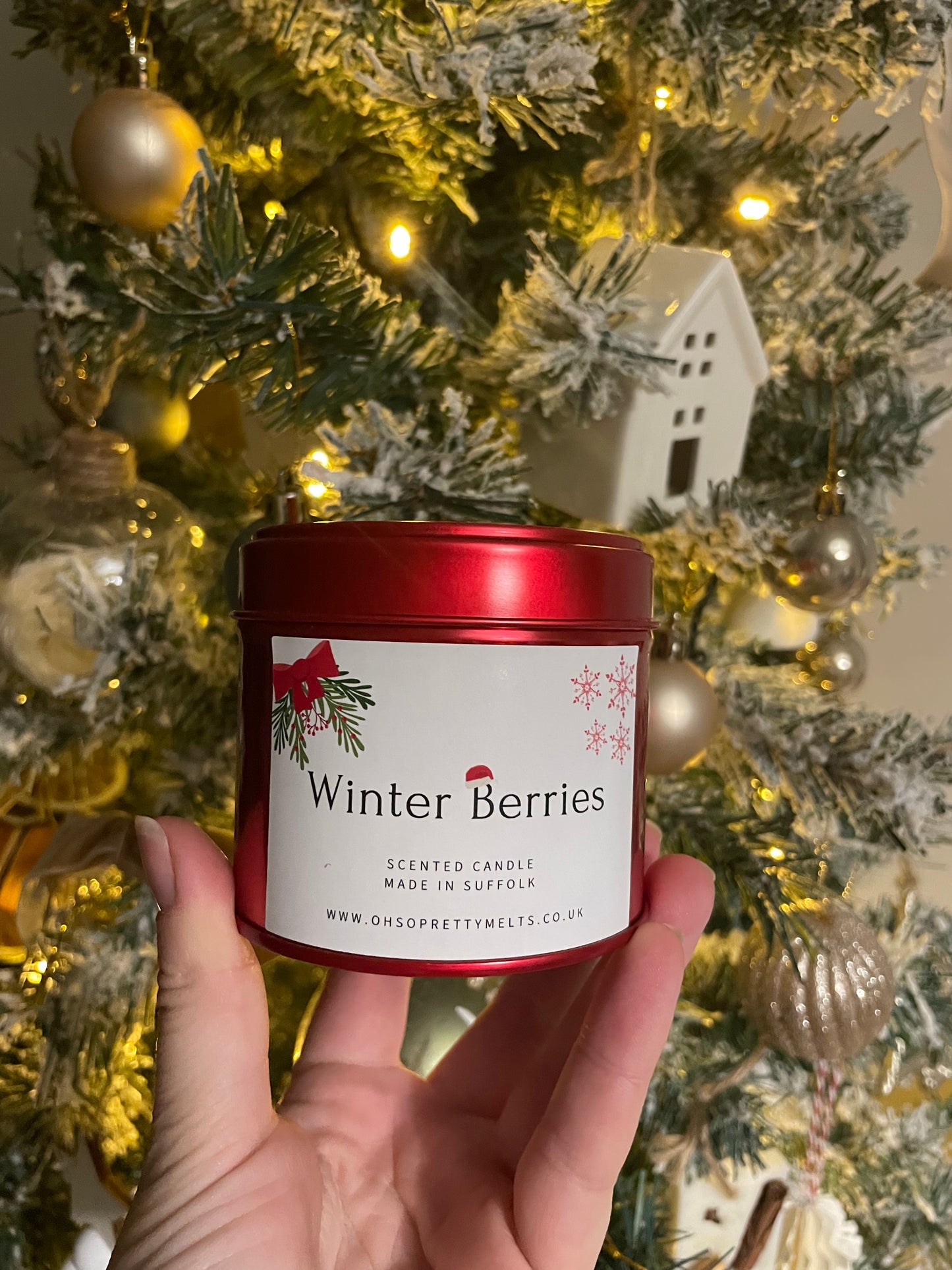 Winter Berries Candle